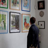 Adam Schiff Visits Xpress Art Center. 2010